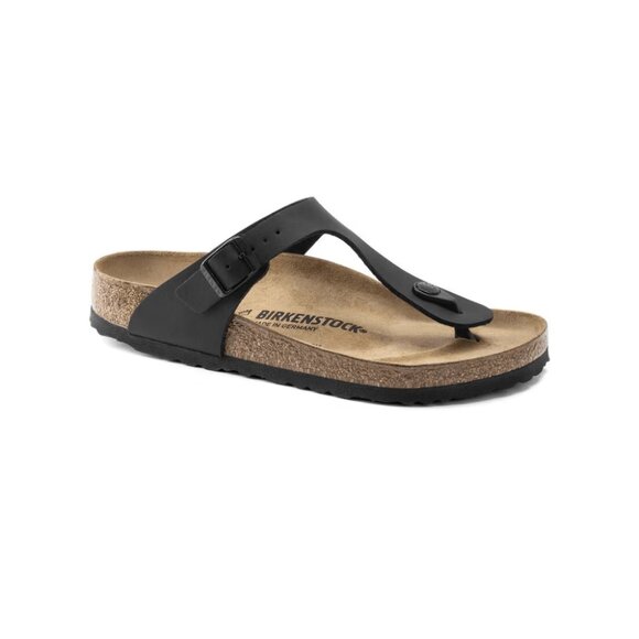 Birkenstock Gizeh Birko-Flor Thong Sandal - Black 43691-260 main image 4